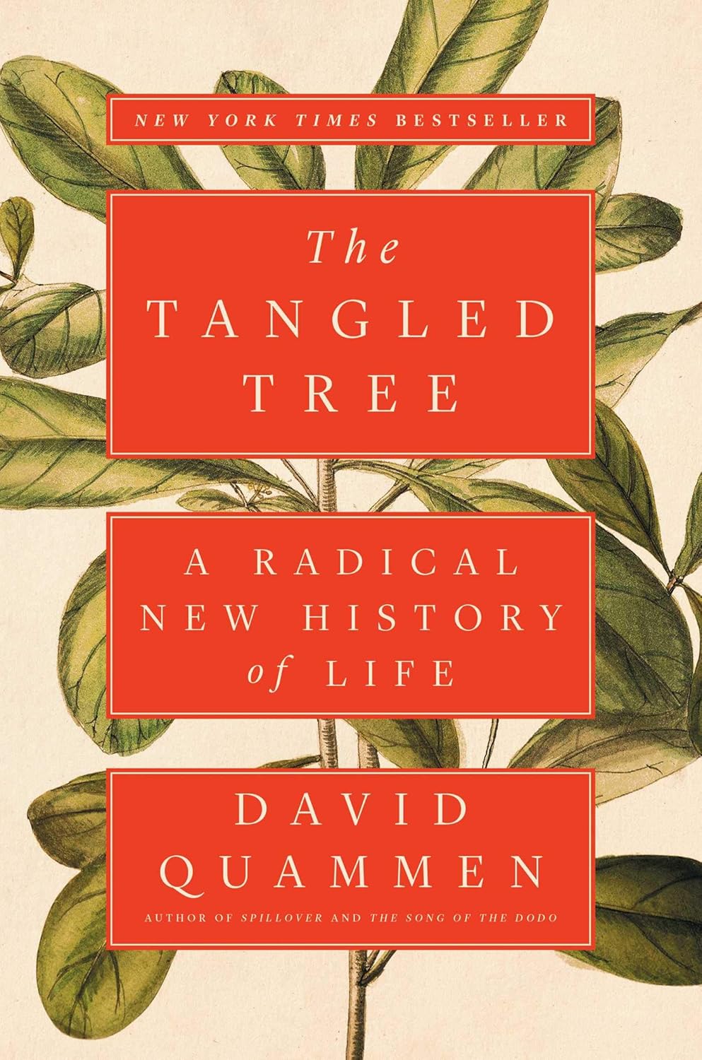 The Tangled Tree: A Radical New History of Life cover