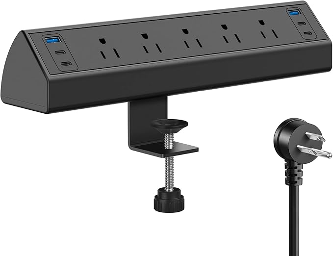 Desk Clamp Power Strip product image